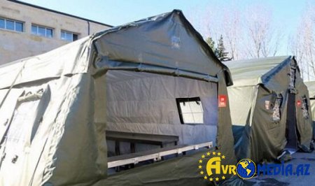 FHN Türkiyədə yeni çadırlar quraşdırıldı