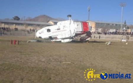 İranda dəhşətli helikopter qəzası olub