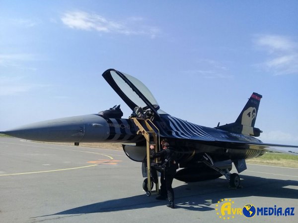 Türkiyənin F-16-ları Azərbaycana gəldi