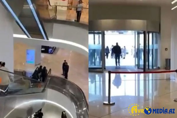 “Dəniz Mall”dakı təxliyənin səbəbi açıqlandı - FOTO/VİDEO