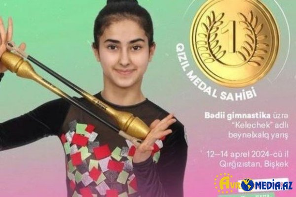 Azərbaycan gimnastı qızıl qazanıb