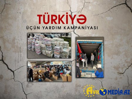 Türkiyəyə yardımla bağlı əhaliyə çağırış