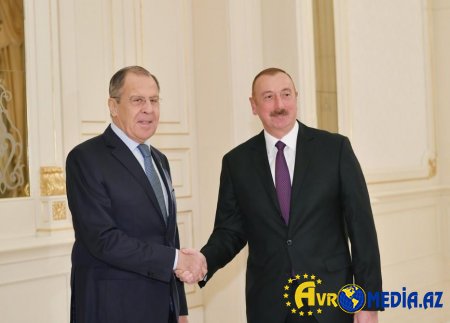İlham Əliyev və Lavrov arasında görüş başladı