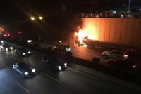 İranan məxsus yük maşını Lənkəranda yanıb