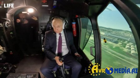 Putin öz helikopteri sınaqdan keçirdi