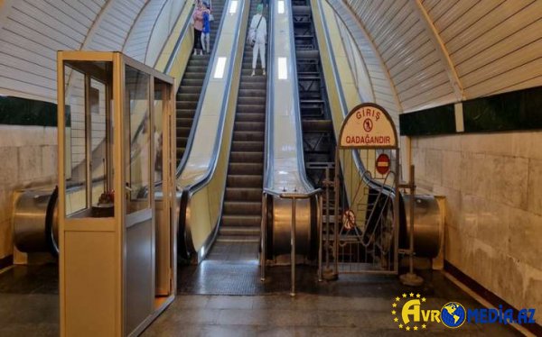 “28 May” stansiyasında eskalatorların təmirinə başlanıldı