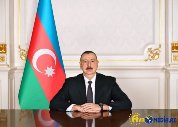 Prezident İlham Əliyev Azərbaycan xalqını təbrik edib