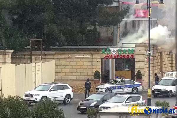Bakıda məşhur restoranda baş verən yanğın söndürülüb