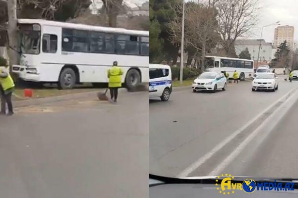 Bakıda yenə avtobus qəzası baş verib