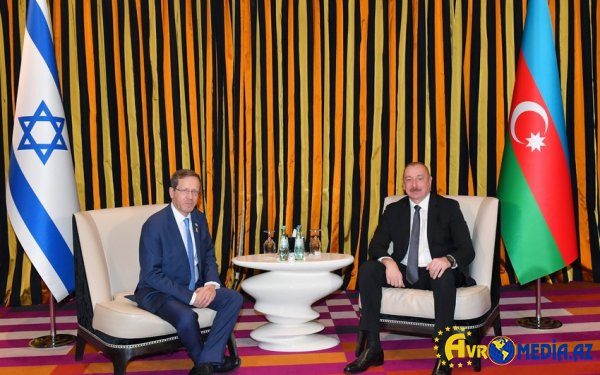 İsrail Dövlətinin Prezidenti İlham Əliyevi təbrik edib