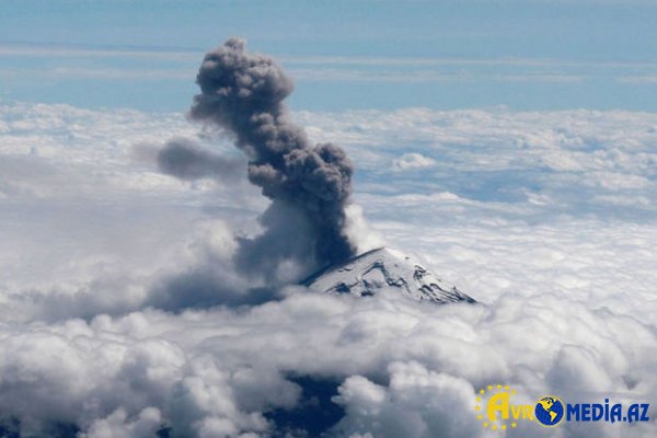 Meksikada vulkan aktivləşib