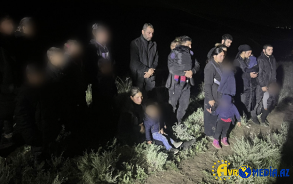 Azərbaycana keçmək istəyən 36 nəfər saxlanıldı - Foto