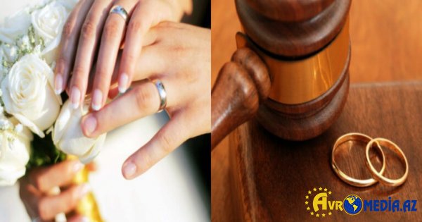 Azərbaycanda nikah və boşanmalara dair YENİ STATİSTİKA