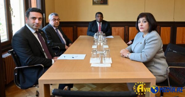 Azərbaycan və Ermənistan parlament sədrləri görüşdü