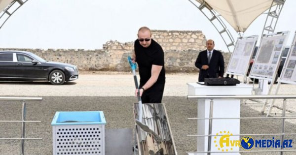 Ağdam rayonunun Şotlanlı kəndinin təməli qoyuldu