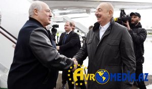 Lukaşenko Füzuliyə getdi, Əliyev şəxsən qarşıladı