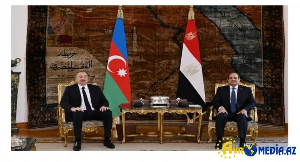 Azərbaycan və Misir prezidentlərinin təkbətək görüşü keçirilir