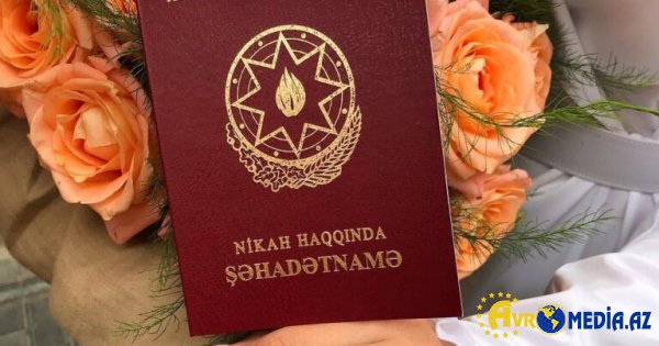 Azərbaycanda nikahların sayı azaldı