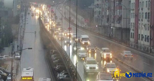 Yağışlı hava ilə bağlı əhaliyə XƏBƏRDARLIQ