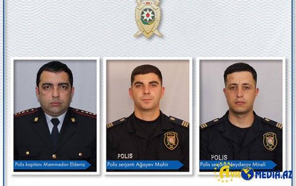 Bakıda əməliyyat zamanı həlak olan polislərin