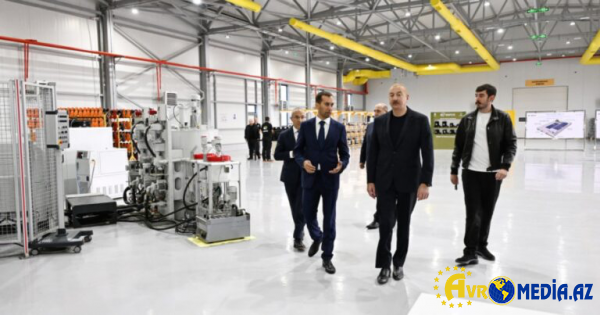 İlham Əliyev daha bir zavodun açılışını etdi