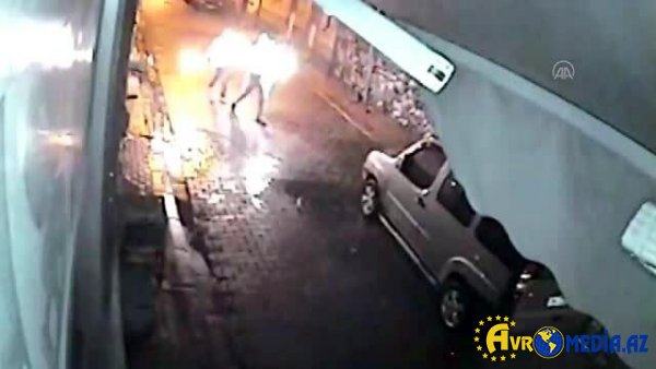 Tehranda SEPAH qərargahına "Molotov kokteyli" atıldı - Video