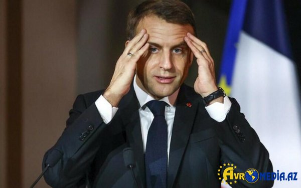 Parisdə Makrona qarşı aksiya keçirilir