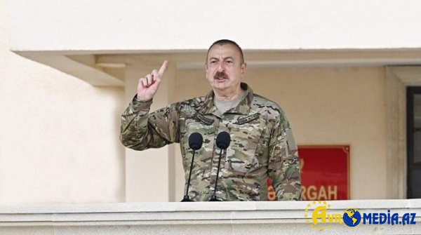 Prezident Ermənistana xəbərdarlıq etdi