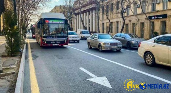 Bakının bu küçəsində də avtobus zolağı çəkiləcək