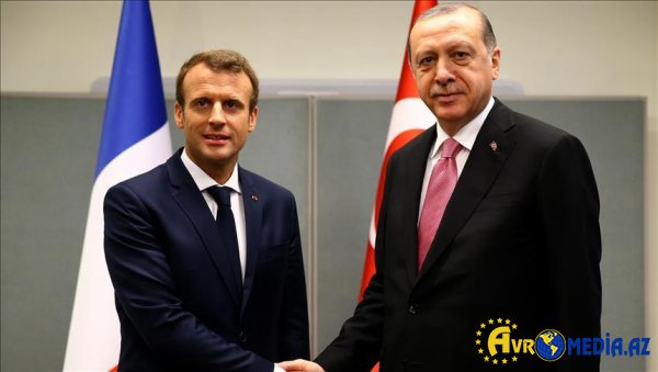 Ərdoğan Makronla görüşdü