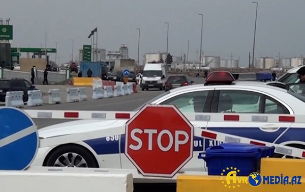 Bakıya giriş hissələrdə postlar quruldu.