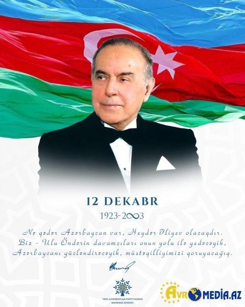 Heydər Əliyev təkcə lider deyil, həm də bir xalqın ümid simvoludur