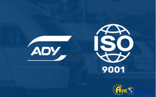 “Azərbaycan Dəmir Yolları” QSC ISO 9001:2015 sertifikatını qazanıb