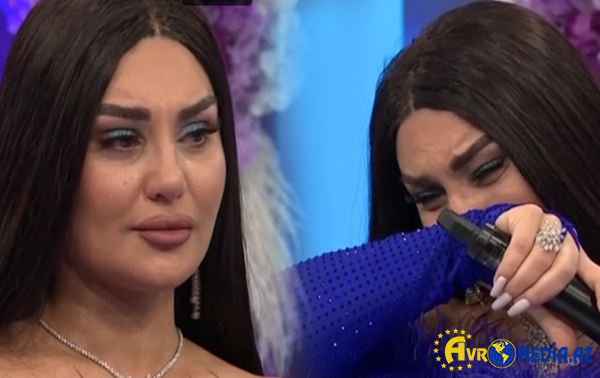 Şəbnəm efirdə ağladı