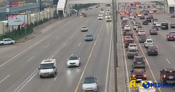 Bakıda tıxac olan yollar açıqlandı