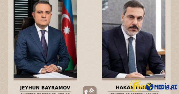 Ceyhun Bayramov Hakan Fidanla danışdı