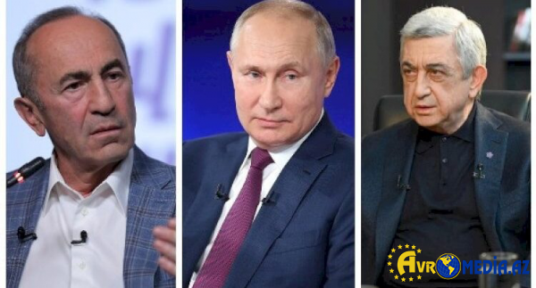 Putin Köçəryanla Sarkisyanı təbrik etdi