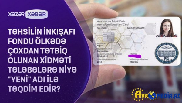 Tələbə kartı: gerçək güzəşt, yoxsa formal yenilik? VİDEO