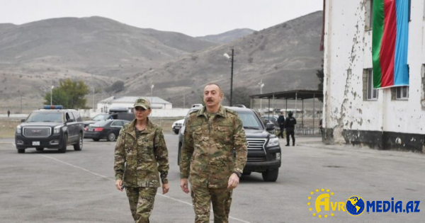 Prezident və xanımı Ağdama getdi