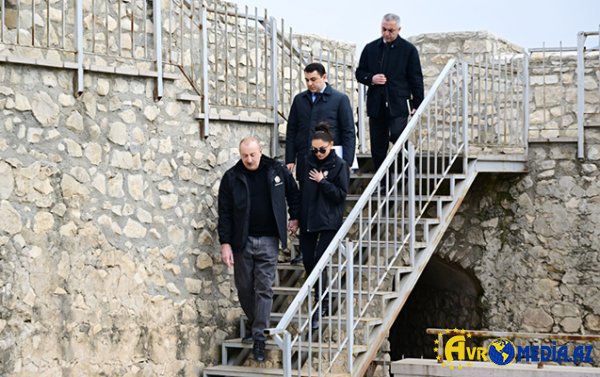 Prezident və xanımı Əsgəran qalasında - FOTO