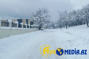 Bu rayonumuza 79 sm qar yağdı
