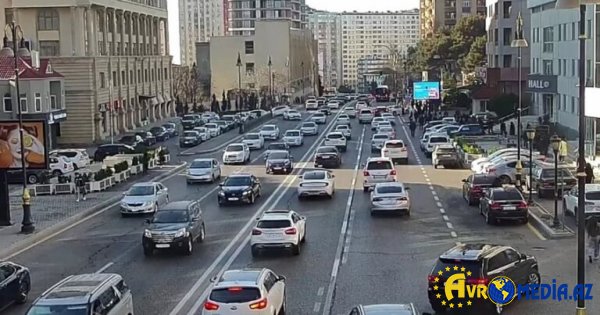 Bakının bəzi yollarında tıxac var – Siyahı