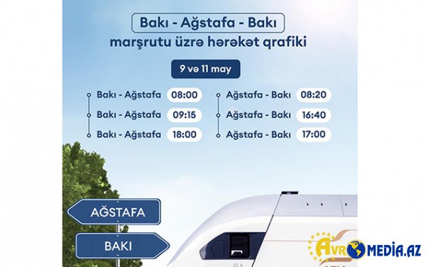 ADY bu xətt üzrə əlavə qatar reysləri təyin etdi