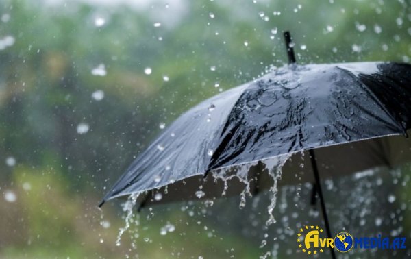 Temperatur 6° enəcək - Yağış, şimşək