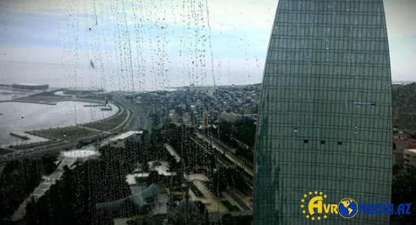Axşam Bakıya leysan yağacaq