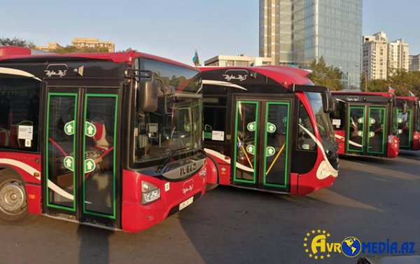 Bu avtobusların hərəkət sxemi dəyişdirilir