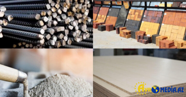 Azərbaycanda tikinti materialları bazarında qiymətlər necədir?