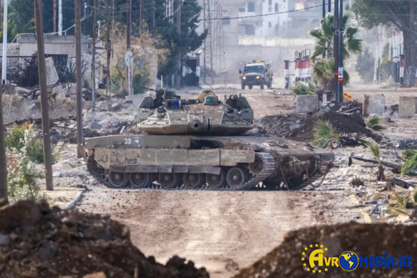 İsrail Suriyadakı tankları vurub
