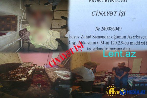 Bakıda kişi ona ev verən qocanı BELƏ ÖLDÜRDÜ: çirkli paltarlara görə...