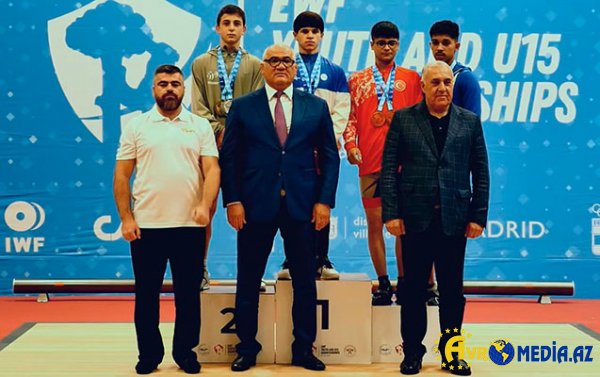 İdmançımız Avropa birinciliyində 2 qızıl 1 gümüş medal qazandı
